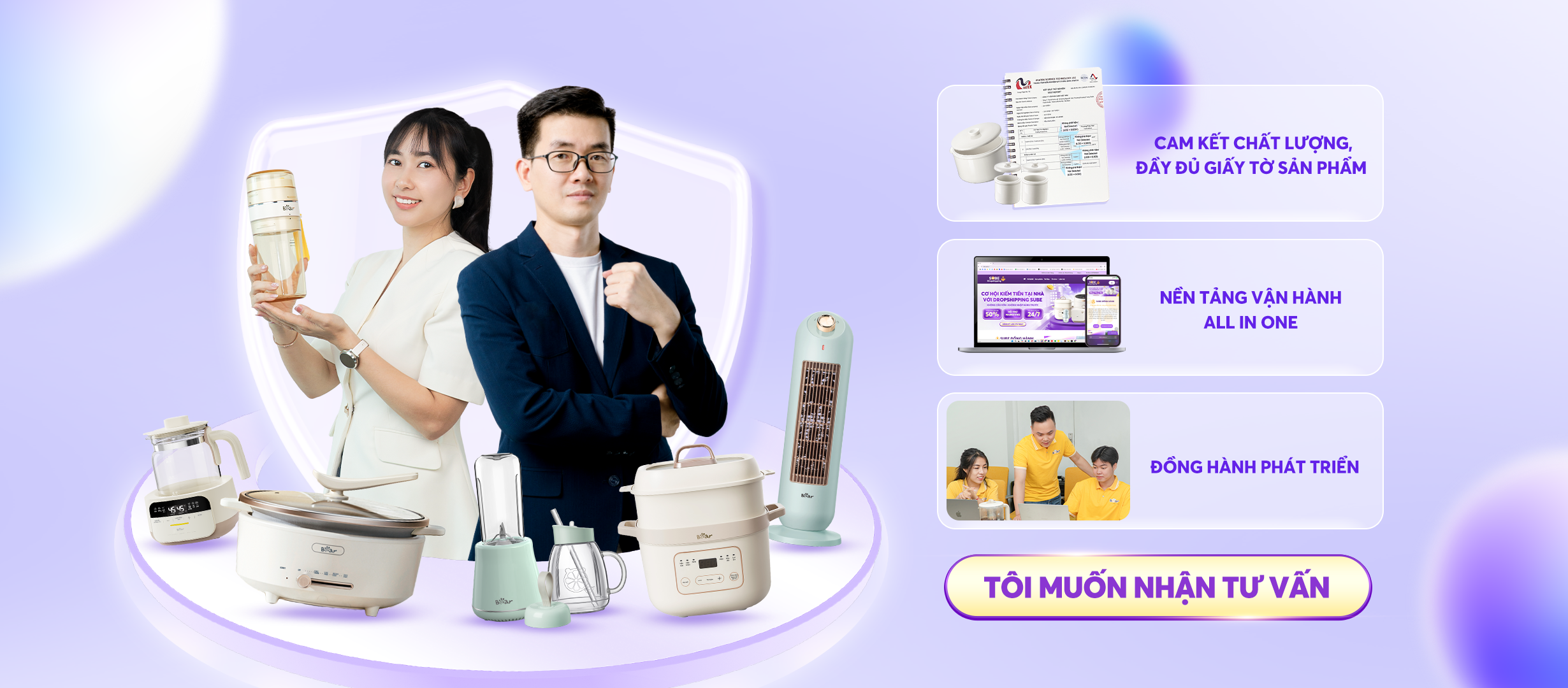 Nguồn hàng Dropship gia dụng Bear, OIDIRE GIÁ TỐT tại Việt Nam